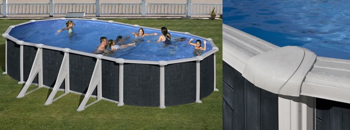 Piscine Gre Java, decorata effetto rilievo Piscine Gre Java