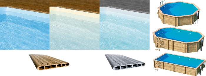 Piscine Odyssea di Procopi, personalizzi la sua piscina in legno con un tocco di colore Piscine Odyssea di Procopi