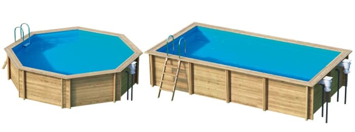 Piscine Weva di Procopi sono piscine in legno con rifiniture di alta qualità Piscine Weva di Procopi