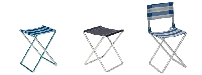 Sgabelli leggeri da trasportare senza sforzo Sgabelli