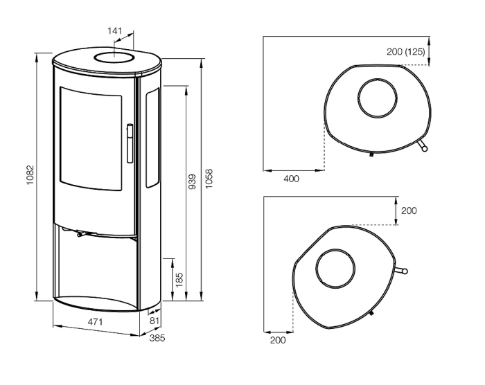 Stufa a Legna Lotus Mira