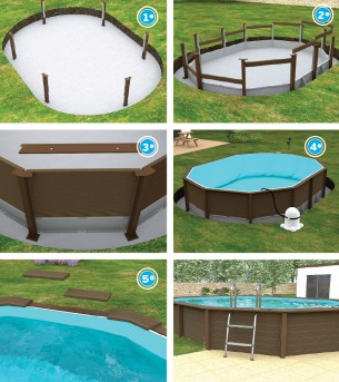 Piscina Naturalis Rettangolare 467x324 cm