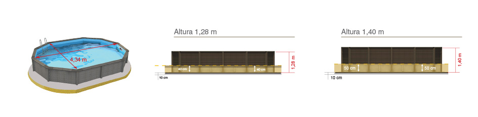 Piscina Naturalis Ovale 635x472 cm
