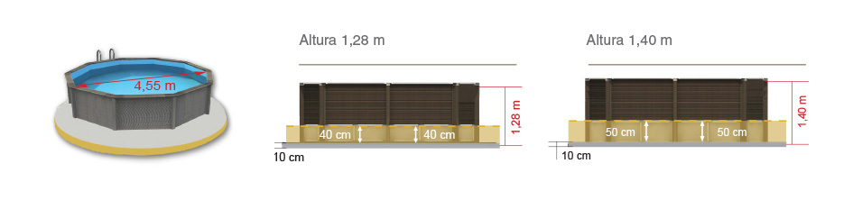 Piscina Naturalis Decagonale 493x472 cm