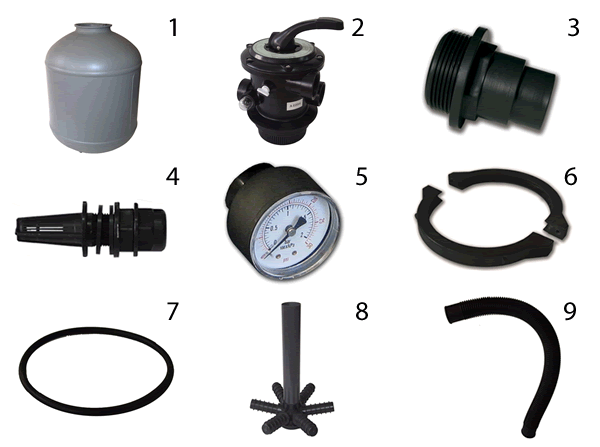 Pezzo di ricambio Filtro a Sabbia Toi 15 m3/h 4892