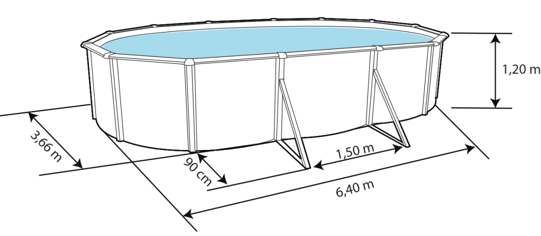 Piscina Toi Su Misura 640x366x120 TN600