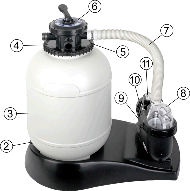 Pezzi di Ricambio Filtro a Sabbia Gre AR7051